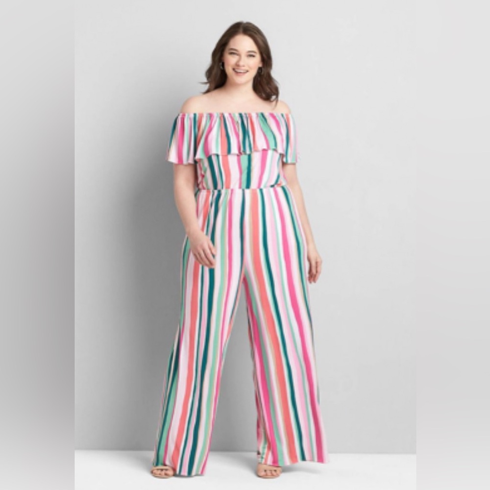 Lane Bryant: Multi-Way Off-The-Shoulder Jumpsuit